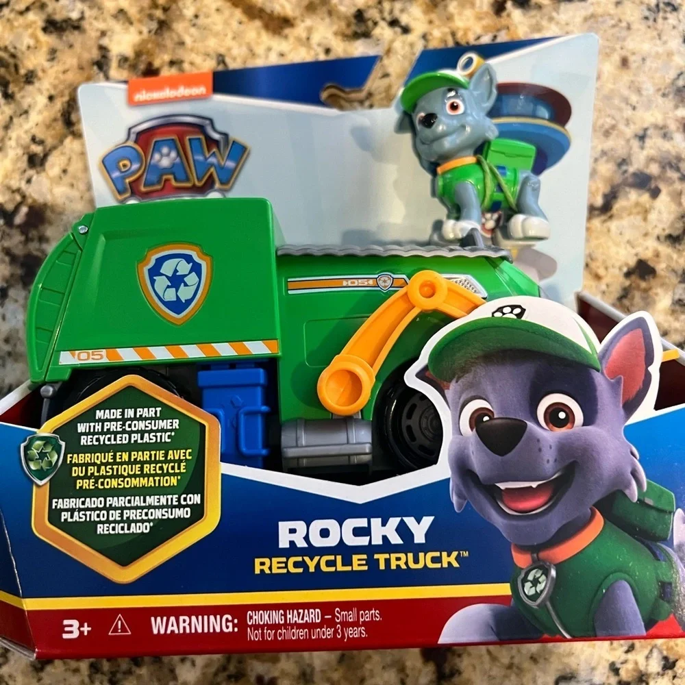 NEW PAW Patrol, Rocky’s Recycle Truck with Figure
